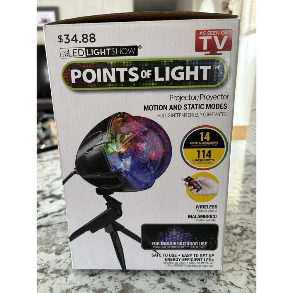 Points Of Light Projector Led Light Show Motion Static Modes 122 Effects